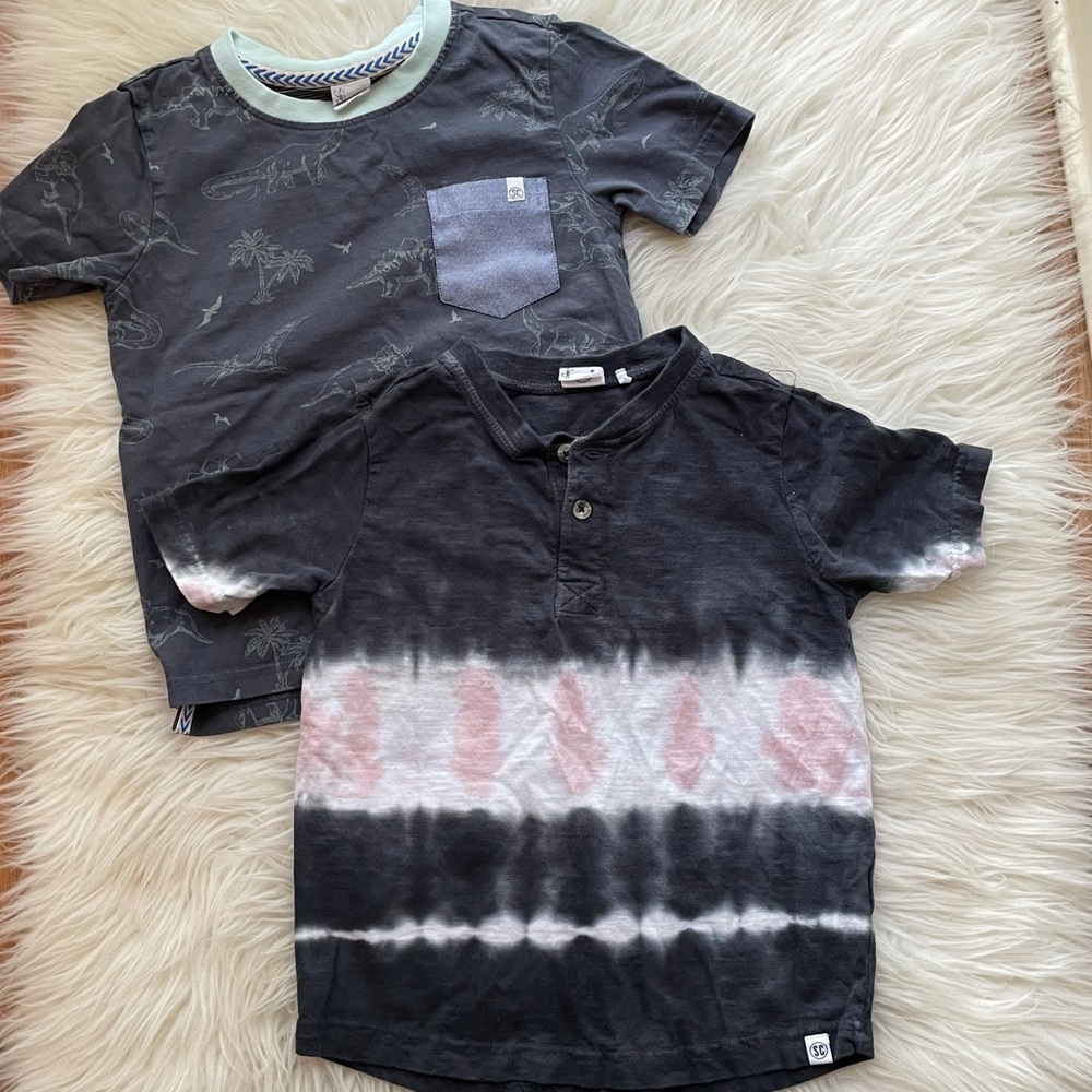 Boys Sovereign Code Dinosaur & Tie Dye Tees 5
